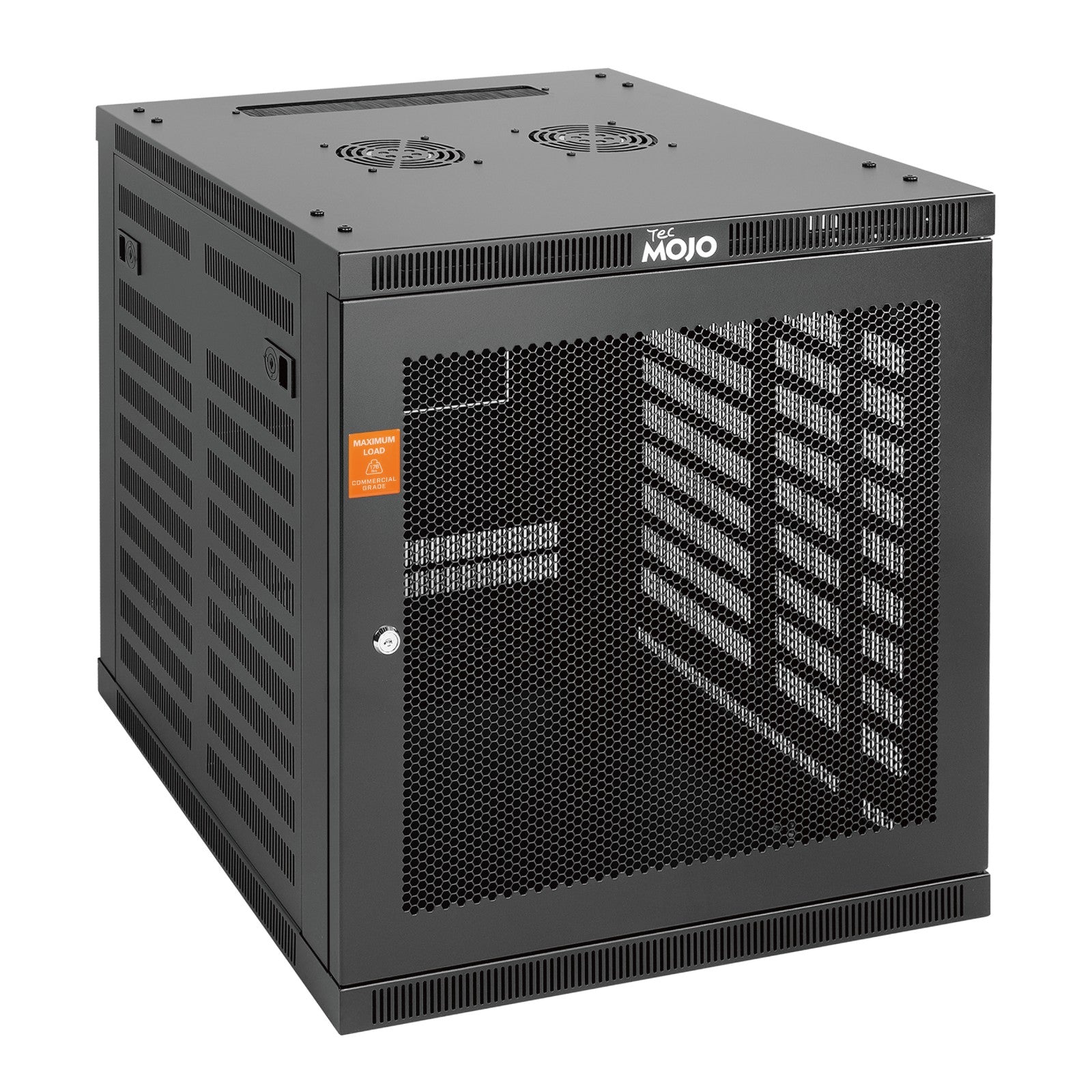 12U Wall Mount Server Rack Cabinet with Fan – 600mm Depth Network