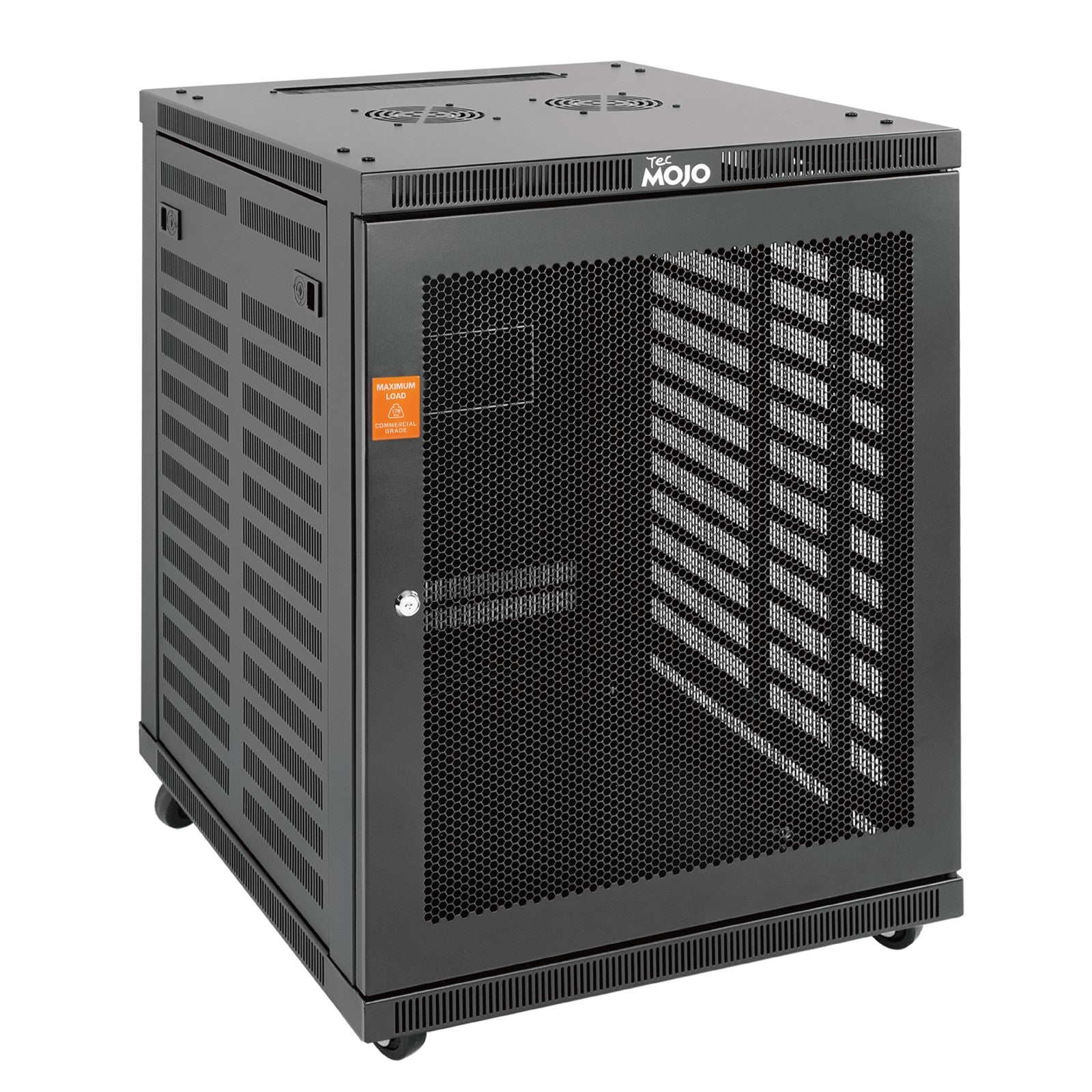 15U Wall Mount Network Rack Cabinet with Fan – 600mm Depth Network Rack ...