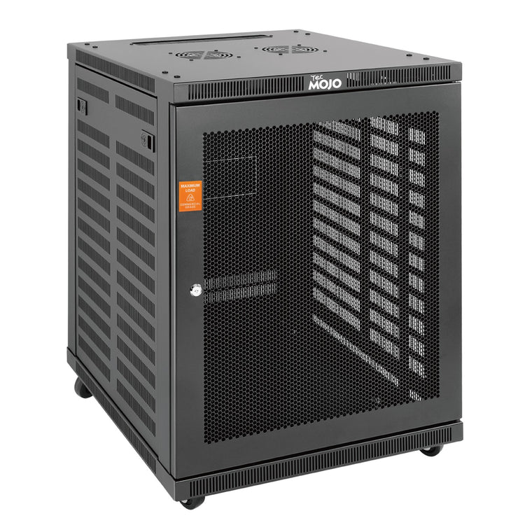 Tecmojo 15U 600mm Depth Mesh Door Elite Wall Mount Cabinet( Flat Pack)