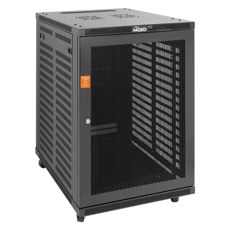 Tecmojo 18U 600mm Depth Mesh Door Elite Wall Mount Cabinet( Flat Pack)