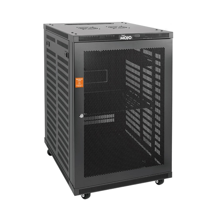 Tecmojo 18U 600mm Depth Mesh Door Elite Wall Mount Cabinet( Flat Pack)