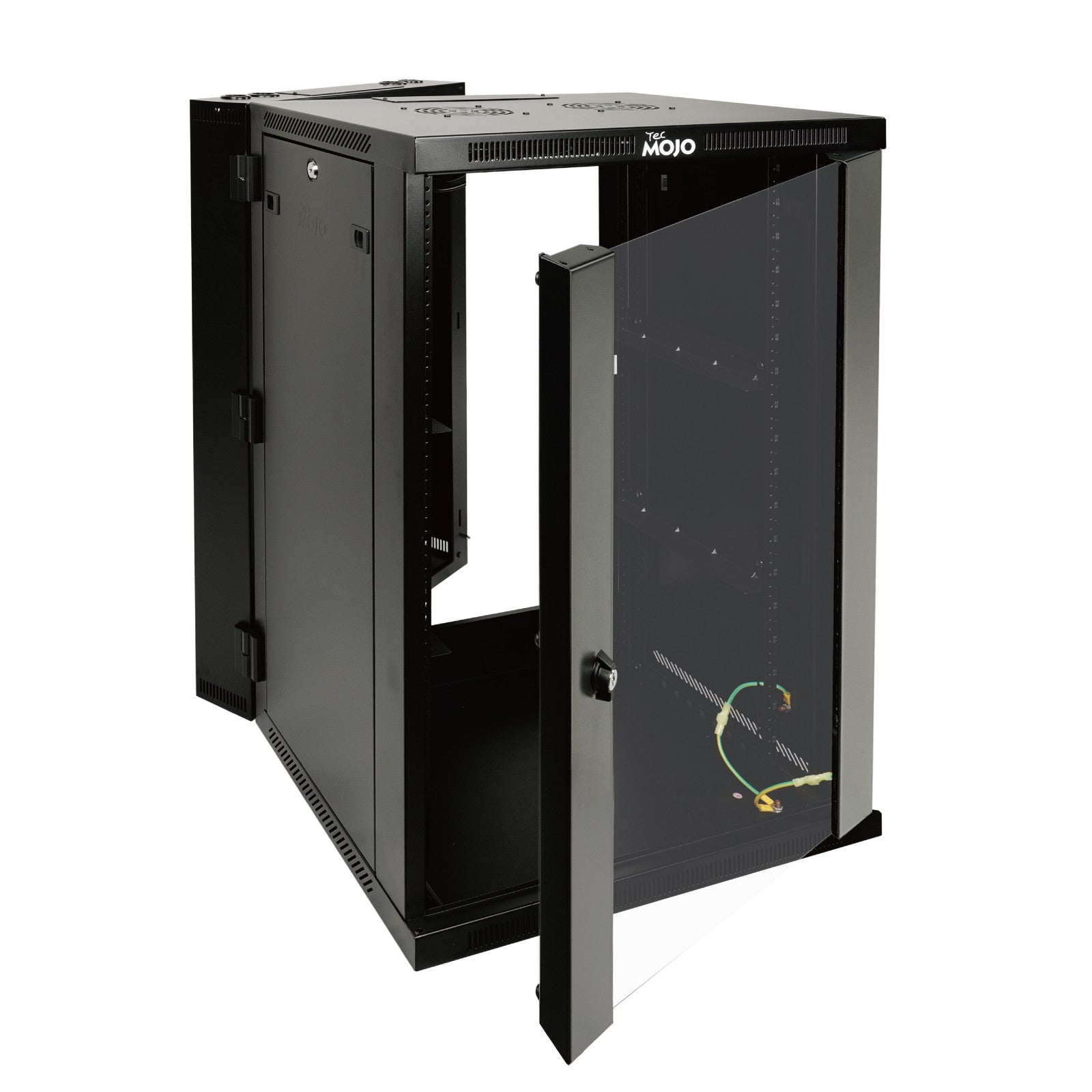 18U Swinging Wall Mount Racks and Cabinets | Tecmojo