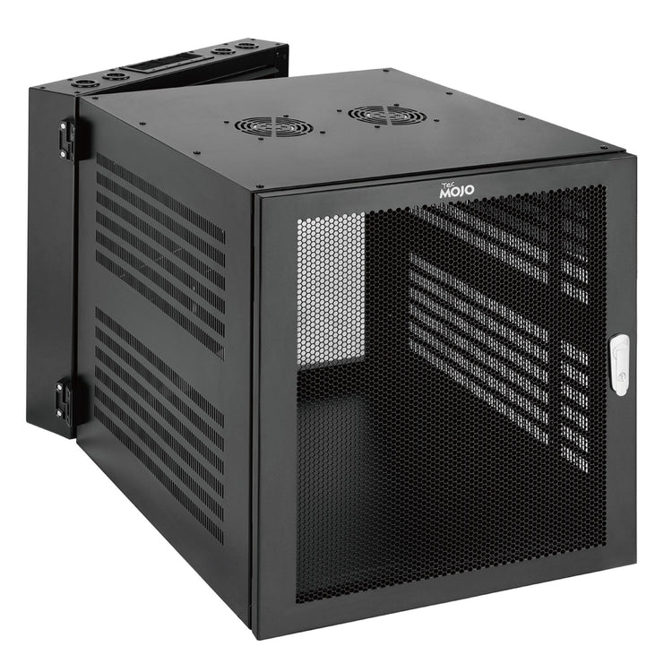 Tecmojo 12U 700mm Depth Hinged Back Perforated Wall Mount Cabinet ( Swing out Series)