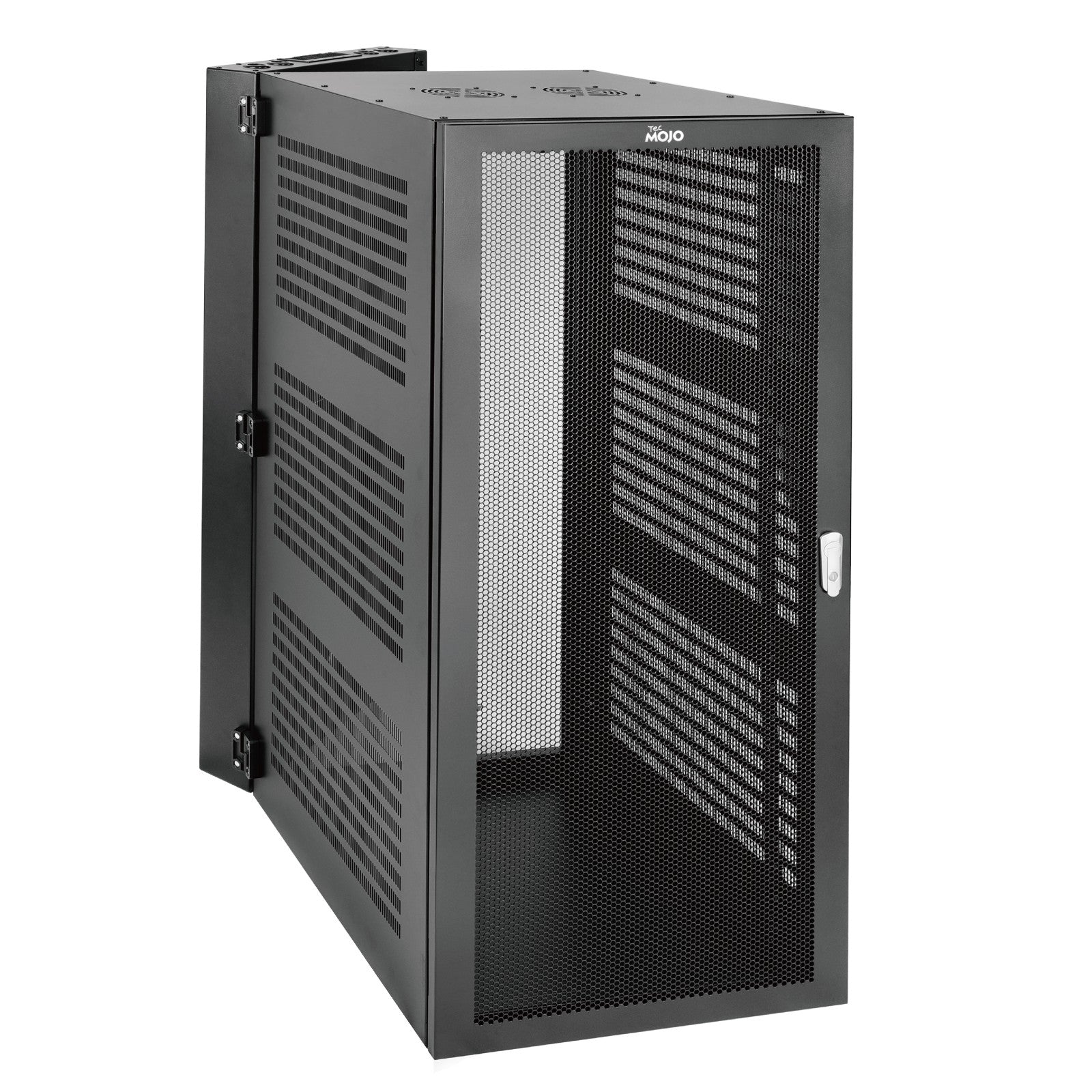 Tecmojo 27U 700mm Depth Hinged Back Perforated Wall Mount Cabinet ( Sw
