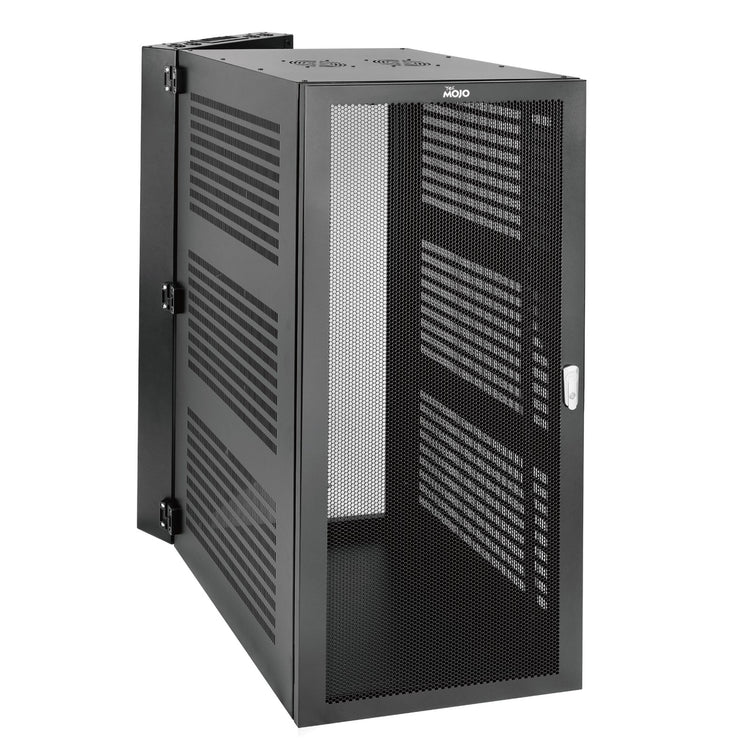 Tecmojo 27U 700mm Depth Hinged Back Perforated  Wall Mount Cabinet ( Swing out Series)
