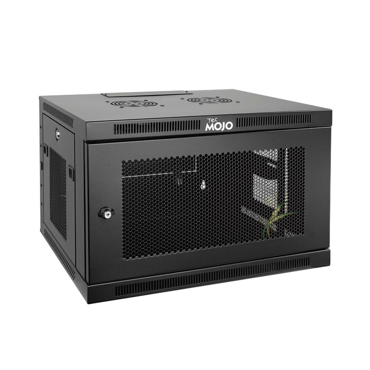 Tecmojo 6U 450mm Depth Mesh Door Professional Wall Mount Cabinet( Fully Welded)
