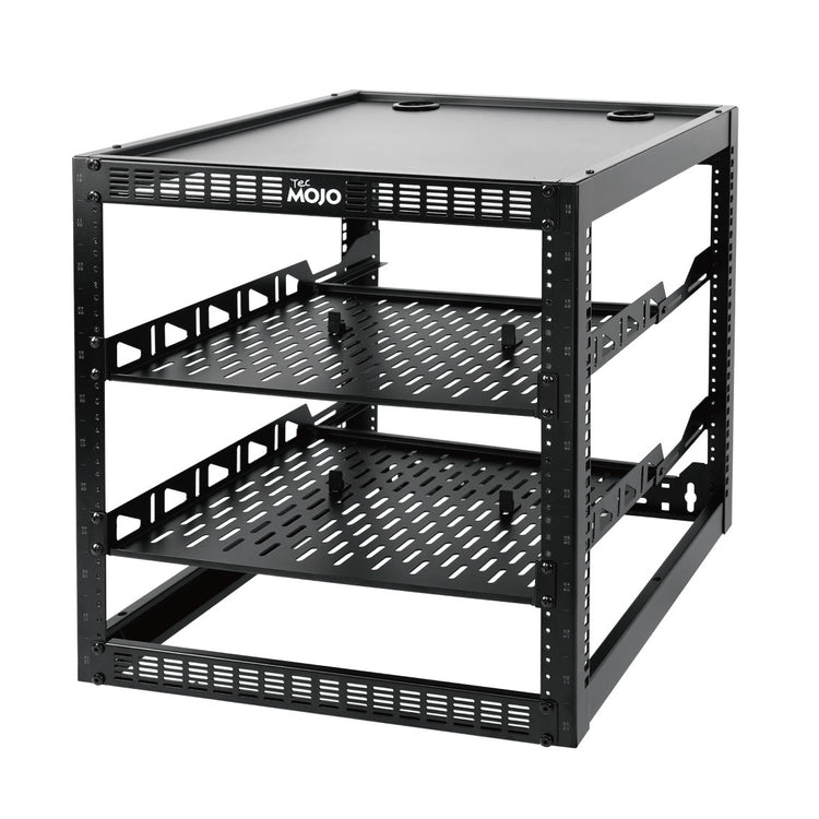 Tecmojo 12U Open Frame Network Rack for 19" Networking Device