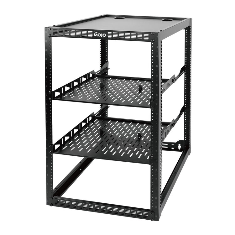 Tecmojo 20U Open Frame Network Rack for 19" Networking Device