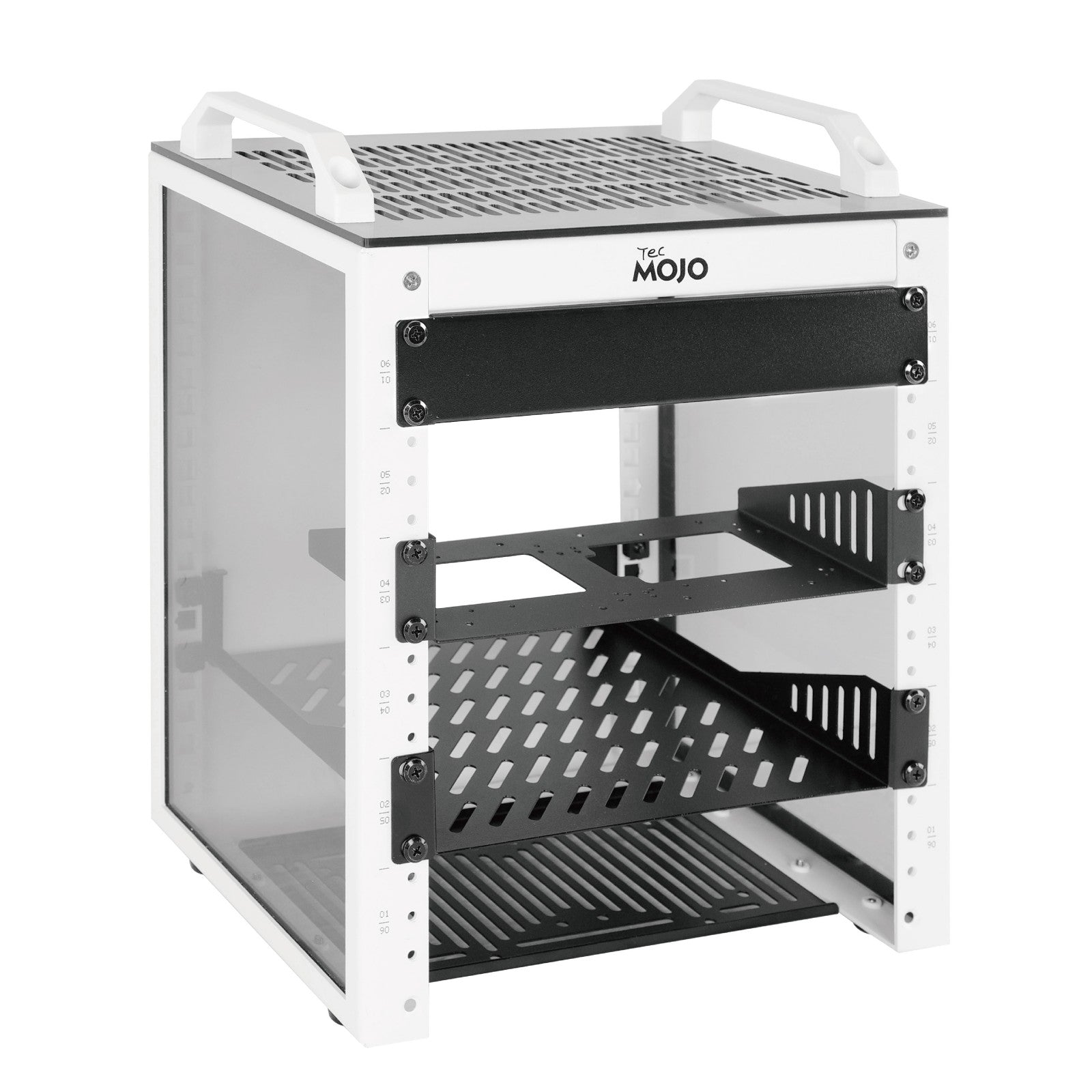Tecmojo 6U Network Rack Mini Server Rack with 2 Side Translucent Panel