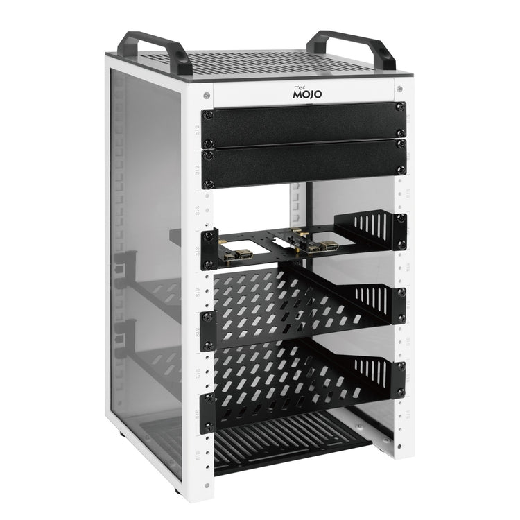 Tecmojo 9U Network Rack Mini Server Rack with 2 Side Translucent Panels