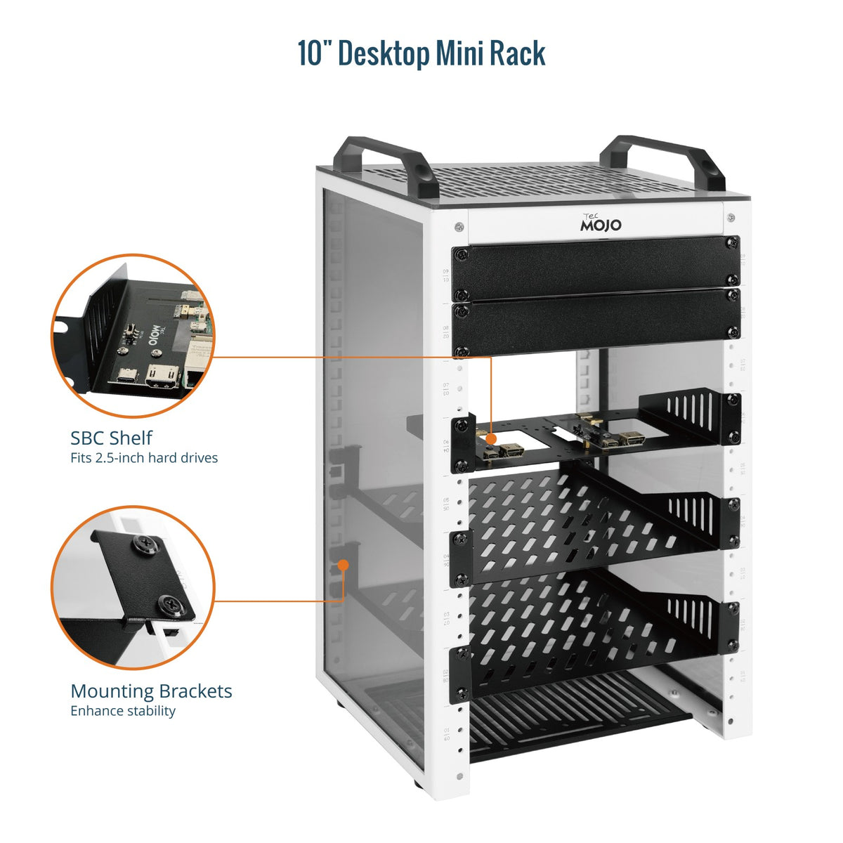 Server Rack Design Mini Tecmojo 9U Network Rack Mini Server Rack with 2 Side Translucent Panel