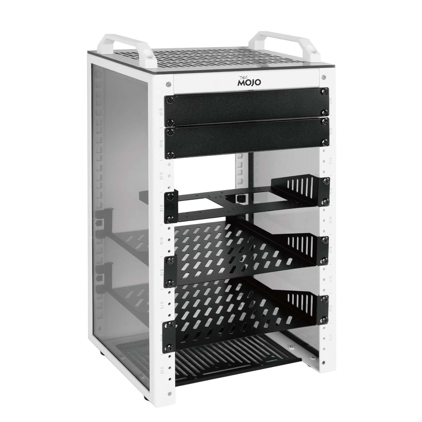 Tecmojo 9U Network Rack Mini Server Rack with 2 Side Translucent Panel