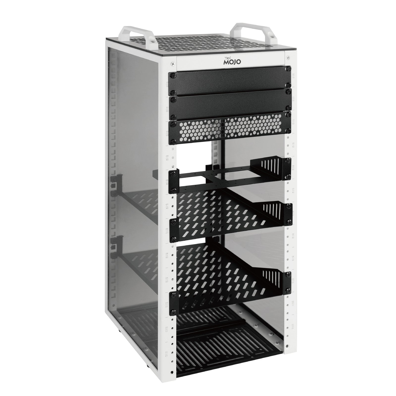 Tecmojo 12U Network Rack Mini Server Rack with 2 Side Translucent Pane