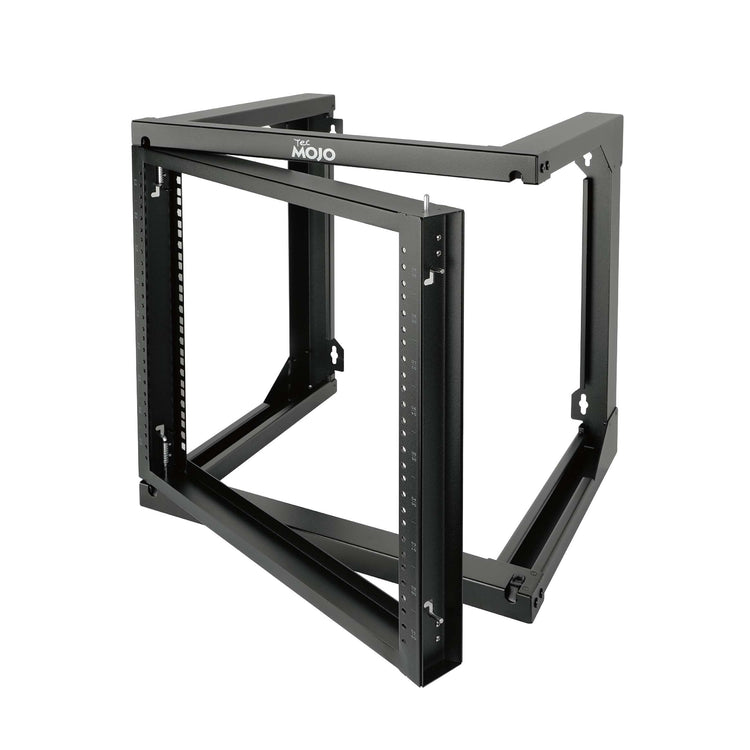 Tecmojo 9U 18in Depth Swing Gate Wall Rack for 19" Server and Network Device