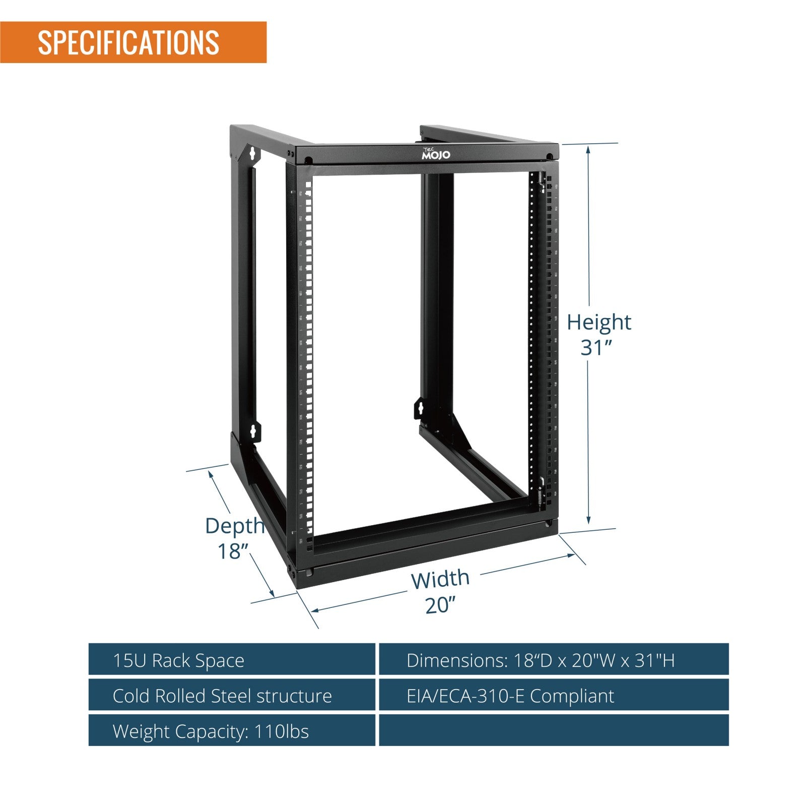 15u Frame Rack 15U Wall Mount Rack,Swing Gate,18