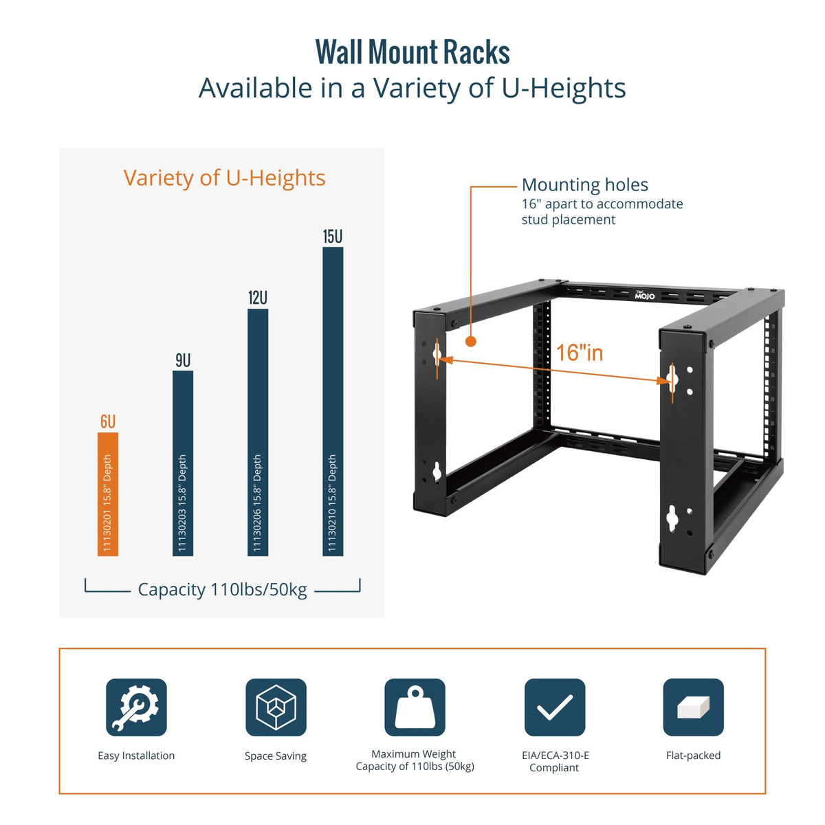 6u Server Rack Server Depth 6U Wall Mount Rack 15.8