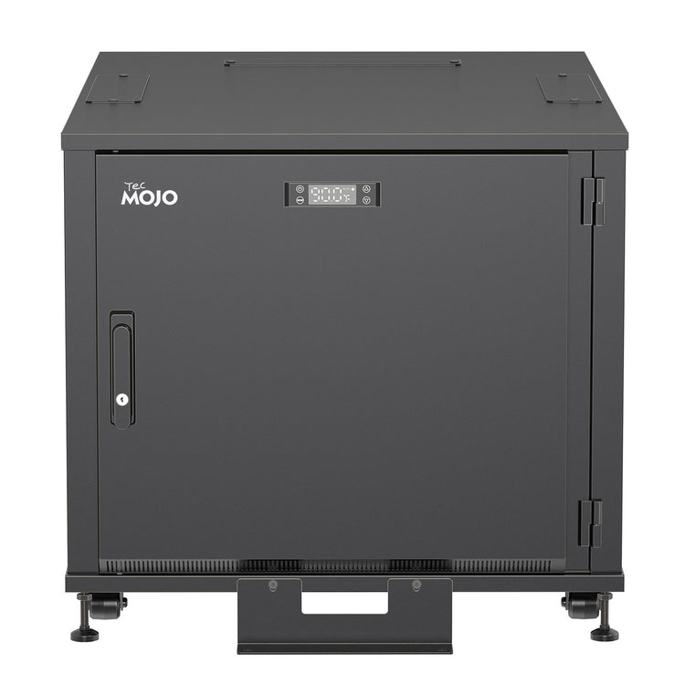 Tecmojo 12U Black AcoustiQuiet Soundproof Server Rack