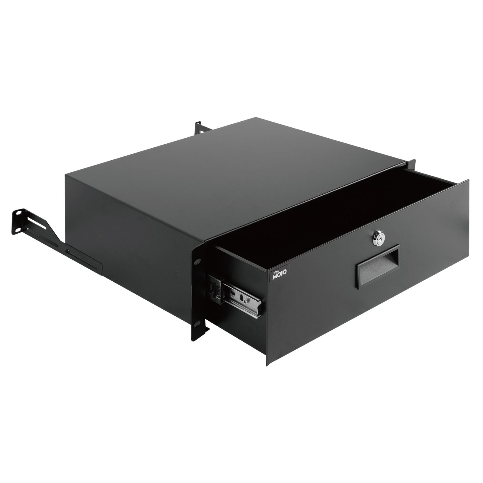 Tecmojo 3U Rack Drawer with Cable Management Holes for 19 inch Equipme