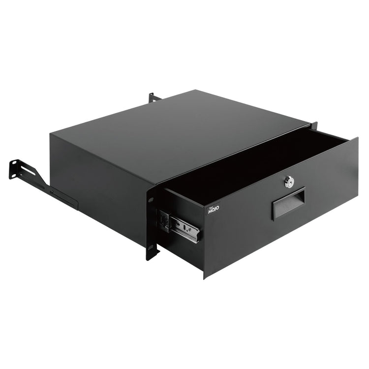 Tecmojo 3U Rack Drawer with Cable Management Holes for 19 inch Equipment-44lbs Weight Capacity