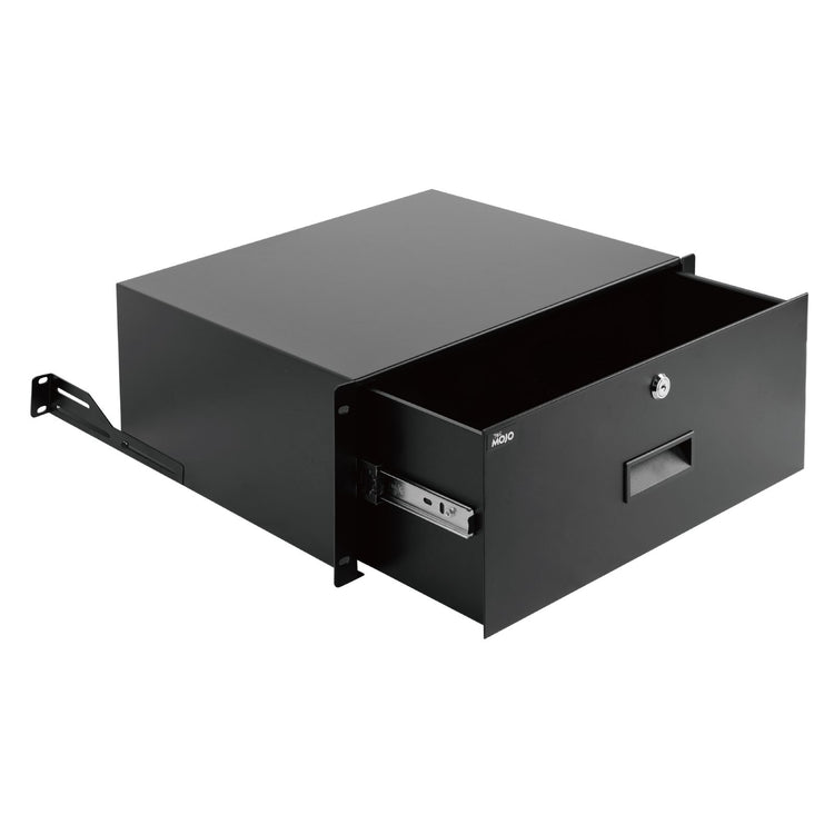 Tecmojo 4U Rack Drawer with Cable Management Holes for 19 inch Equipment-44lbs Weight Capacity