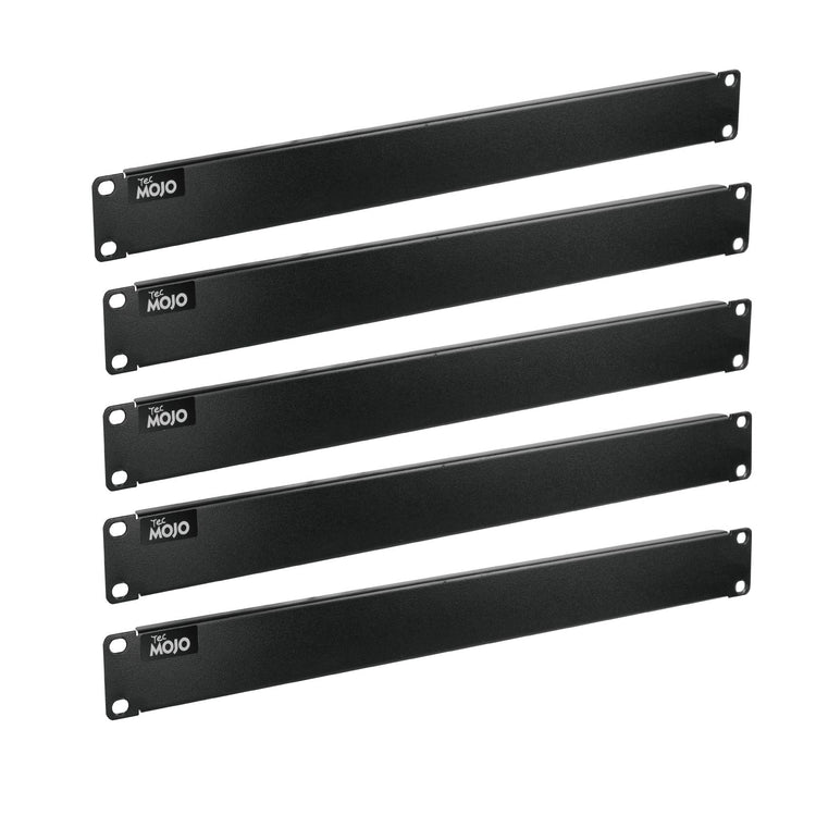 Tecmojo 1U Solid Rack Mount Blank Panel for 19 inch Equipment(5 Pack)