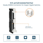 cat6 unshielded keystone patch panel 