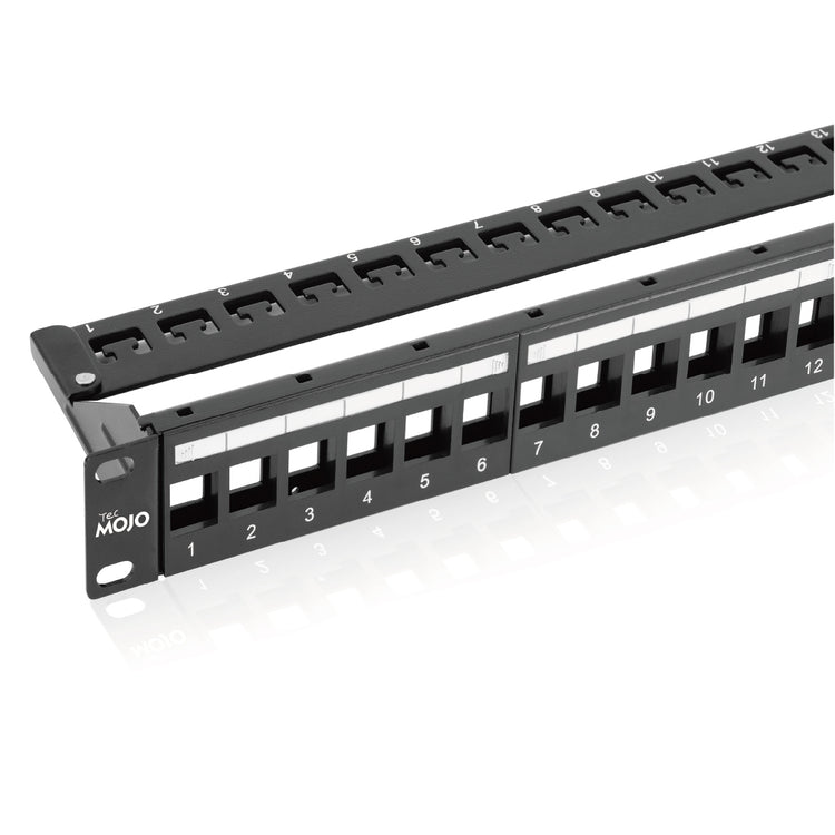 blank keystone 1u patch panels main image
