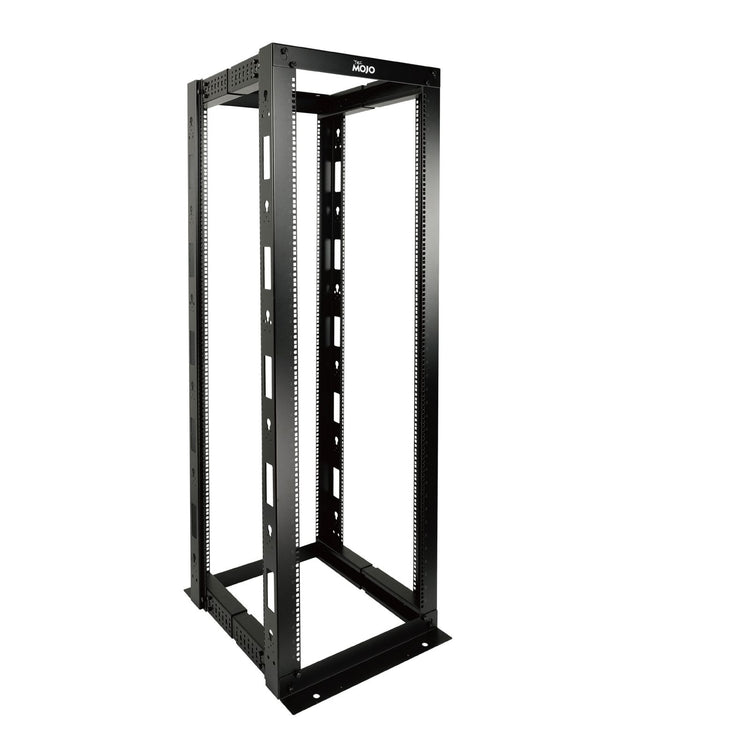 Tecmojo 38U  4 Post Adjustable Depth Open Frame Rack for 19in Equipment（square hole）