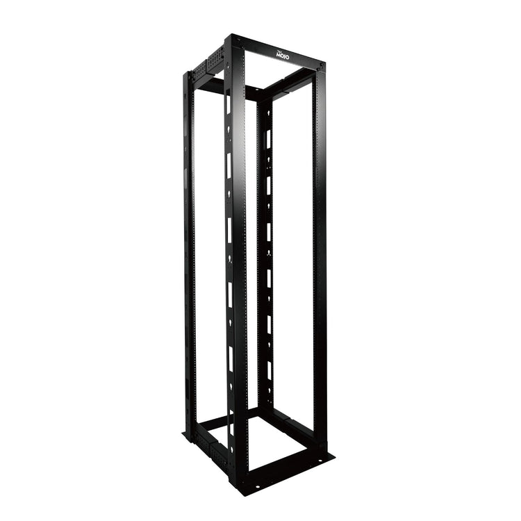 Tecmojo 45U  4 Post Adjustable Depth Open Frame Rack for 19in Equipment（tapped hole）