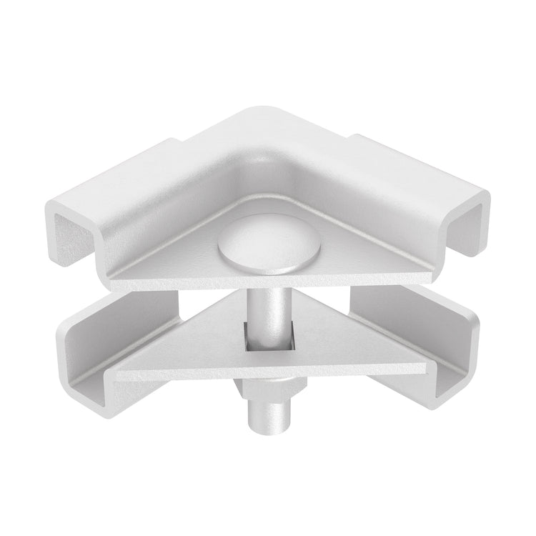 Junction Splice Kit for 1.5 in Cable Runway Stringer, 5 Pair, White