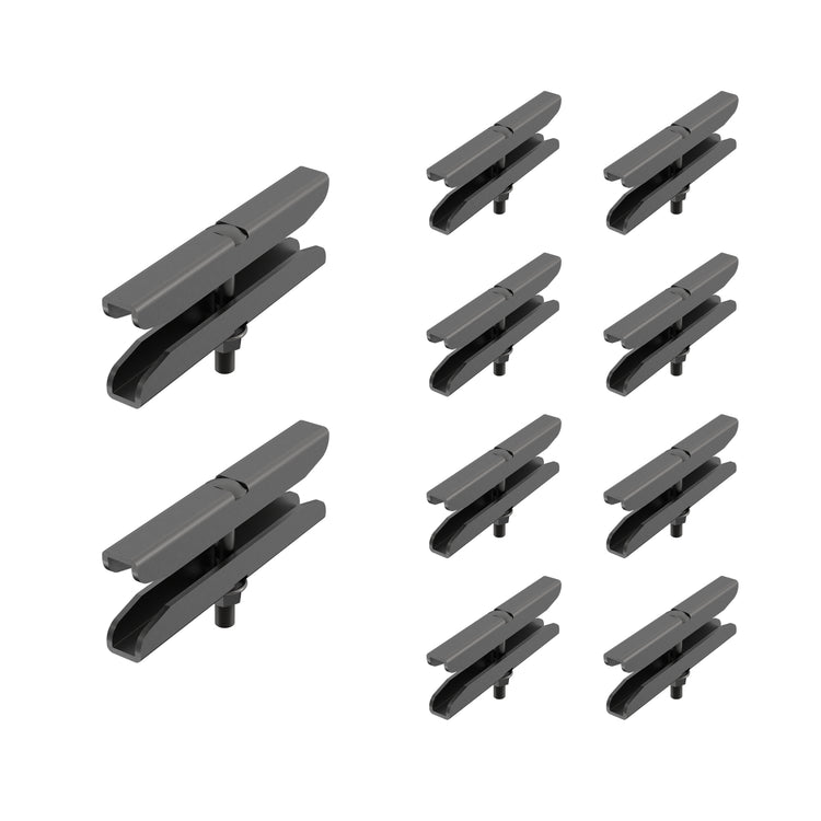 Butt Splice Kit for 1.5 in Cable Runway Stringer,5Pair, Black