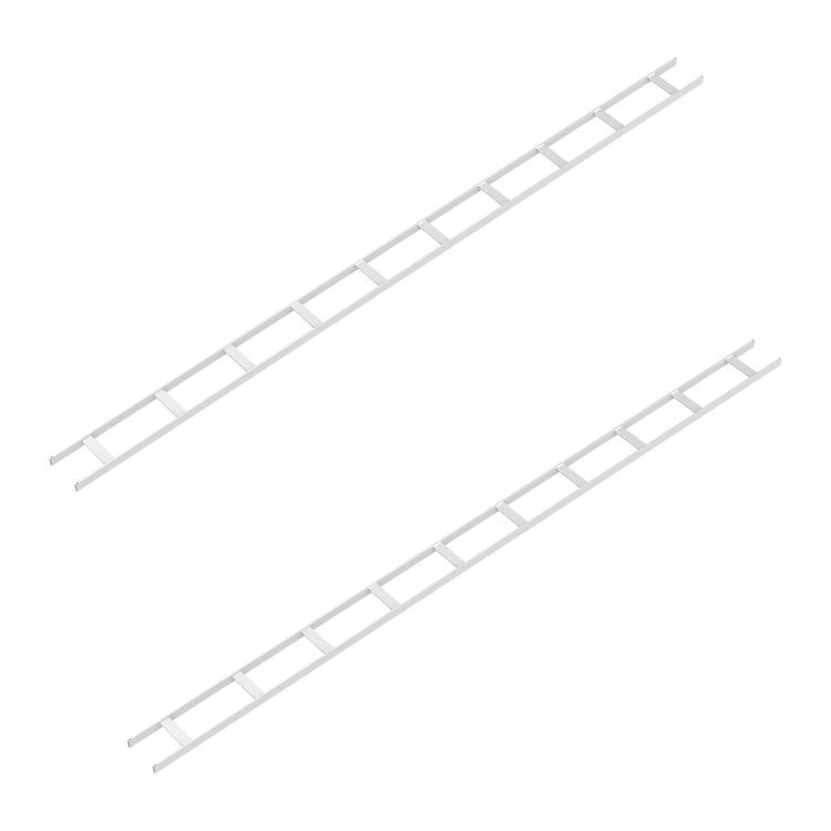 Cable Runway – 10 ft × 6 in × 1.5 in, White