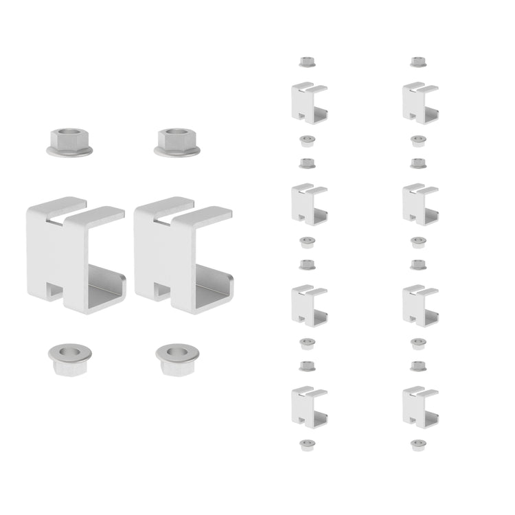 M10 Threaded Ceiling Support Kit for Cable Runway, 5Pair, White
