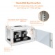 Standard 6U 450mm Depth Wall-mount Cabinet Glass Door White Flat Pack