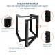 Tecmojo 12U 18'' Depth Wall Rack-Swing Gate 