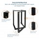 Tecmojo 18U 18'' Depth Wall Rack-Swing Gate