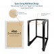 18U 24'' Depth Wall Rack-Swing Gate 