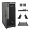 Tecmojo 27U 600*600 Network Cabinet, front mesh & back double mesh（DB-black）