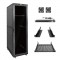 Tecmojo 42U 600*800 Network Cabinet, front glass & back solid（DB-black）