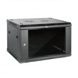 Elite 6U 450mm Depth Wall-Mount Cabinet, Glass Door Flat Pack