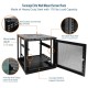 Tecmojo Elite  12U 23.62'' Depth Wall-Mount Cabinet, Mesh Door Flat Pack