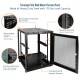 Tecmojo Elite  15U 23.62'' Depth Wall-Mount Cabinet, Mesh Door Flat Pack