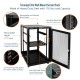 Tecmojo Elite 18U 23.62'' Depth Wall-Mount Cabinet, Mesh Door Flat Pack