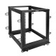 Tecmojo  12U Open Frame Rack - 4 Post Adjustable Depth 22-40" Mobile type