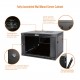 Tecmojo 6U 23.6" Depth Professional Wall Mount Cabinet for 19'' Equipment, Glass Door