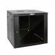 Tecmojo 12U 17.7" Depth Professional Wall Mount Cabinet for 19" Equipment, Glass Door