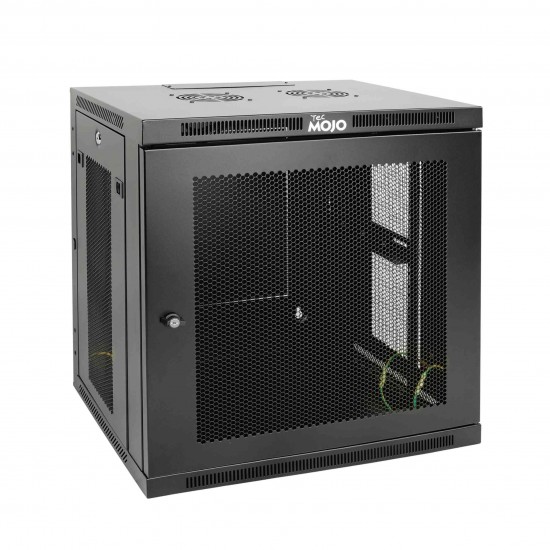 12U 450mm  Depth Professional  Wall-Mount Cabinet, Mesh Door  Fully Welded