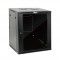 15U 600mm  Depth Professional  Wall-Mount Cabinet, Glass Door  Fully Welded