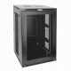 Tecmojo 18U 17.7" Depth Professional Wall Mount Cabinet for 19" Equipment, Mesh Door