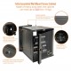 15U  700mm Depth Professional Wall-Mount Cabinet, Hinged Back Glass(Swing out Series)